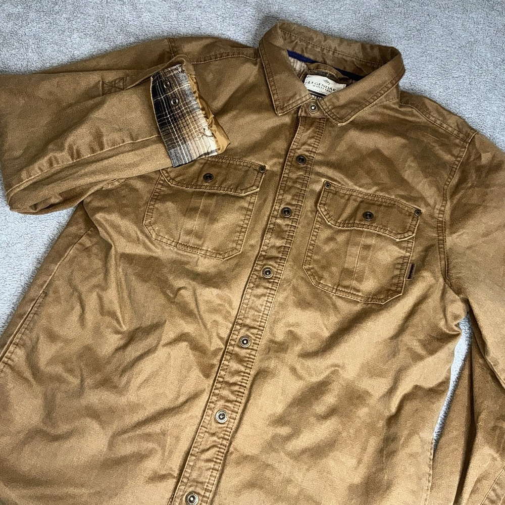 Legendary Whitetails Journeyman Flannel Lined Shacket Mens‎ M Water Resistant